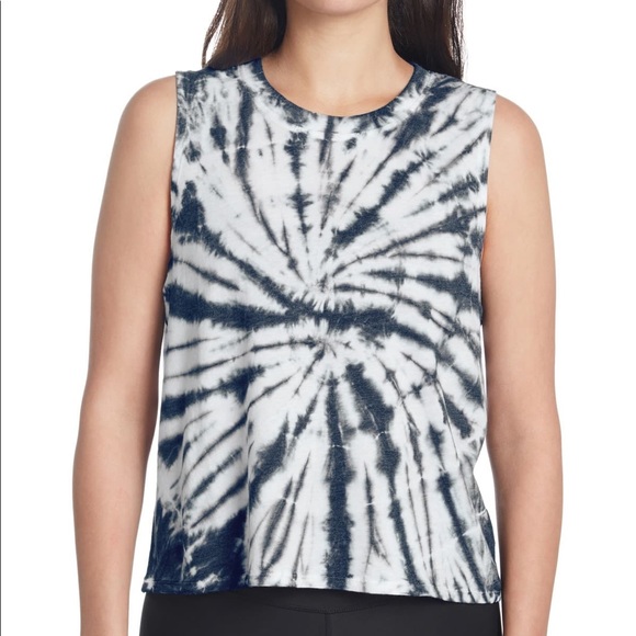 🆕SAGE COLLECTIVE Tie Dye Crew Neck Tank Top - Picture 2 of 3